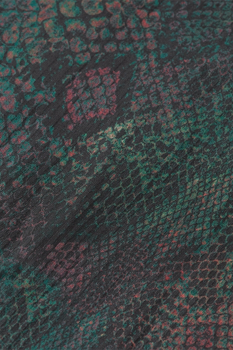 BALLOON SLEEVE MINI DRESS SNAKE 8