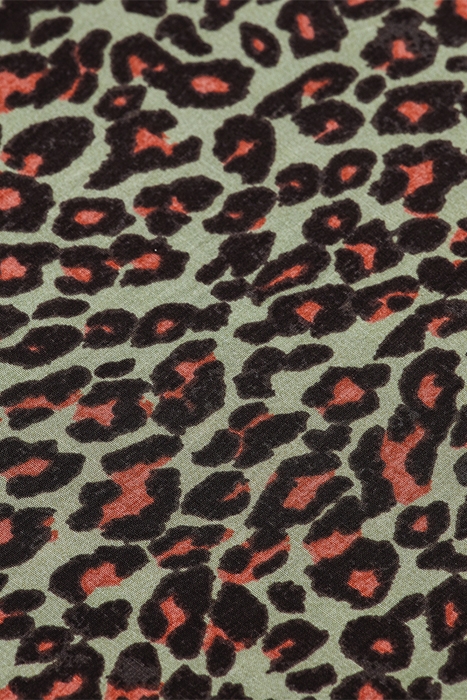 SHIRT WITH TIE NECK CREATURES OF THE NIGHT FIELD GREEN 7