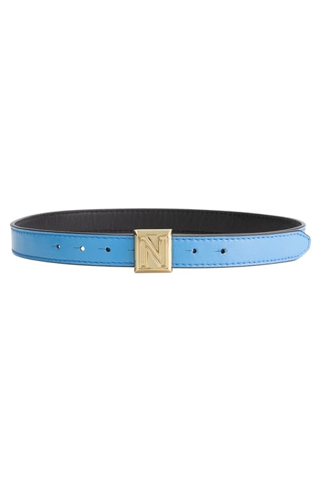 BUCKLE STUD WAIST BELT DRESDEN BLUE/BLACK 4