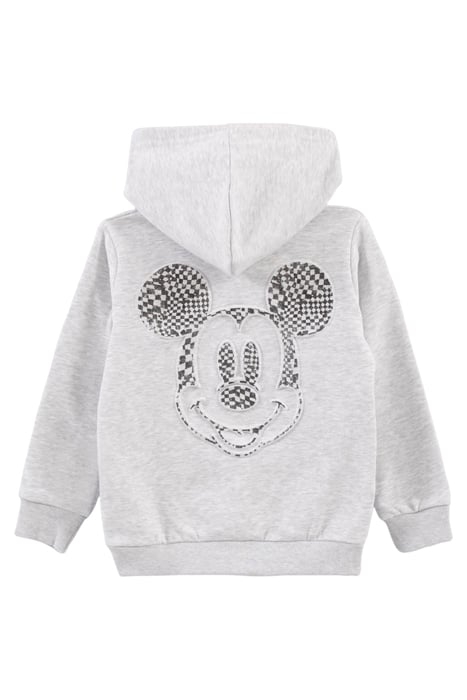 BOYS’ GREY IKKS–MICKEY HOODIE WITH MICKEY EMBOSSED ON BACK 2
