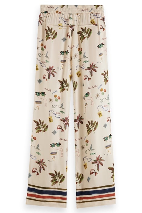 GIA - PRINTED MID RISE WIDE LEG PANTS FESTIVAL TRINKET 5