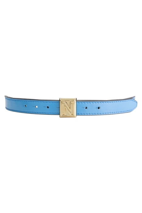 BUCKLE STUD WAIST BELT DRESDEN BLUE/BLACK 5