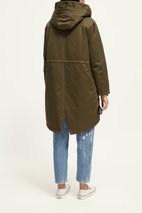 PARKA WITH DETACHABLE INNER GILET MILITARY 3