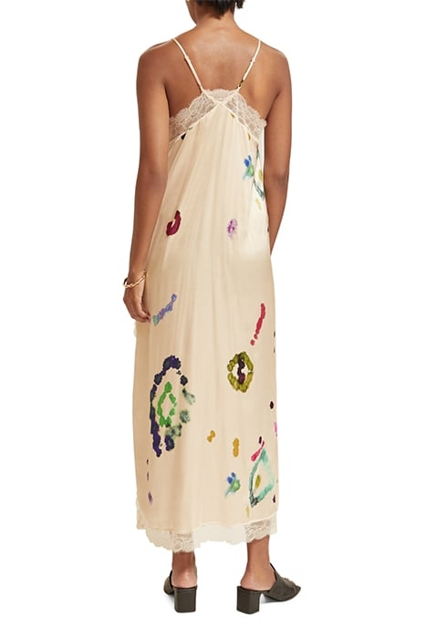 CAMI MAXI DRESS WITH LACE DETAIL GALAXY DYE SOFT ICE 2