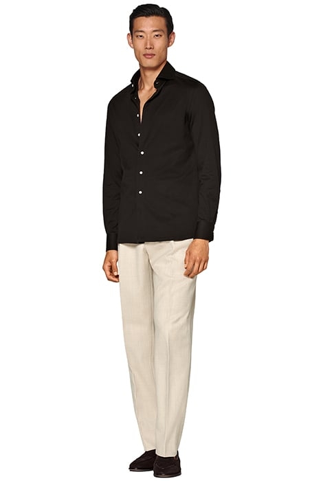 DARK BROWN EXTRA SLIM FIT SHIRT 5