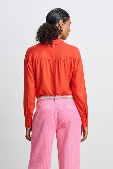 BLOUSE - MILLY PHOENIX RED 2