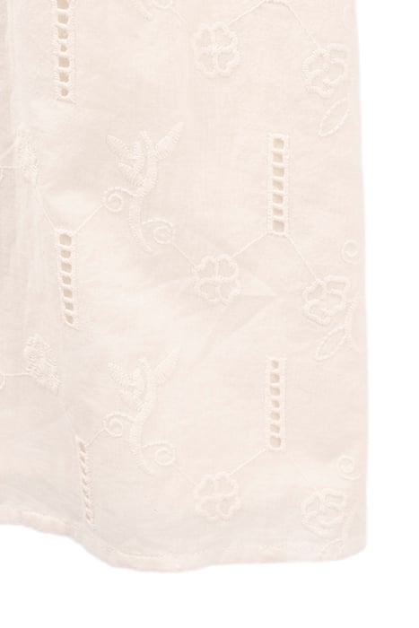 GIRLS’ OFF-WHITE DRESS WITH LACE AND EMBROIDERY 8