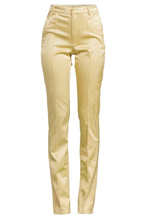 SLIM SATIN TROUSERS LIGHT AMBE 3