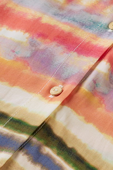 SHIRT WITH TIE NECK PSYCHEDELIC STRIPE 7