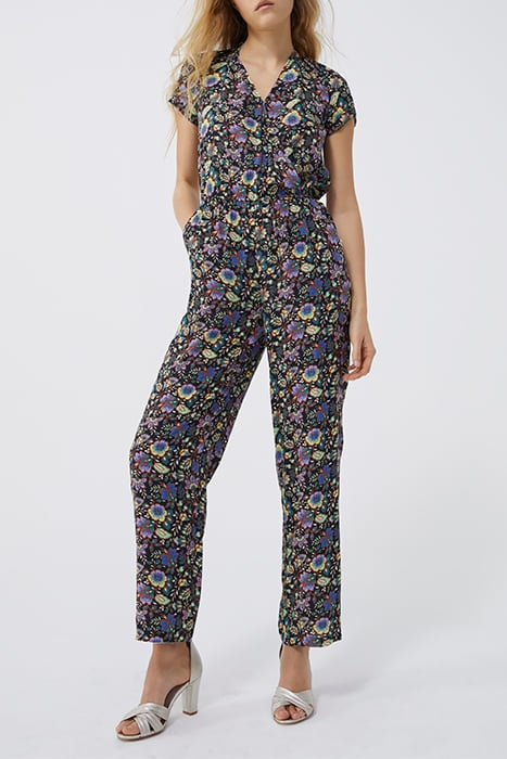 BLACK XL FLOWER PRINT JUMPSUIT 5