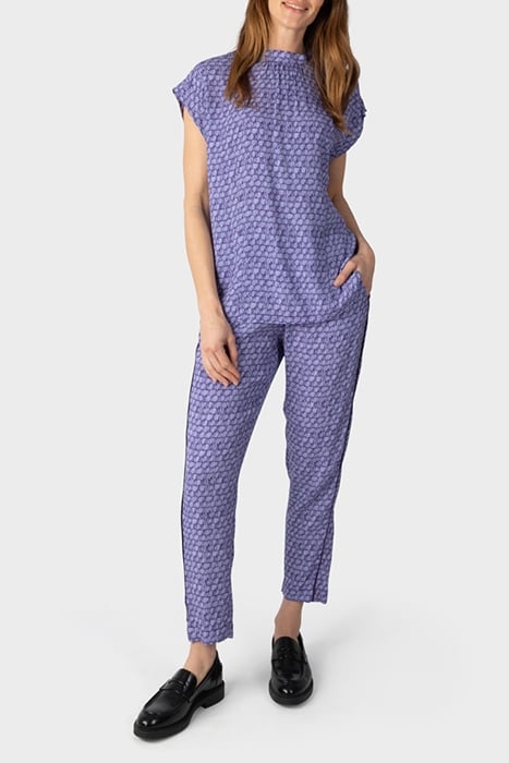 BLOUSE WOVEN SHORT SLEEVES BABY LAVENDER 3