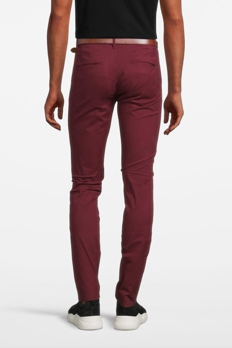 ZALANDO MOTT - CLASSIC SLIM FIT CHINO WITH BELT (NEW) BORDEA 2