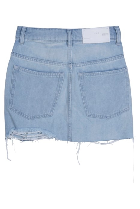 GENOLAIP DENIM SKIRT IN LIGHT BLUE 2