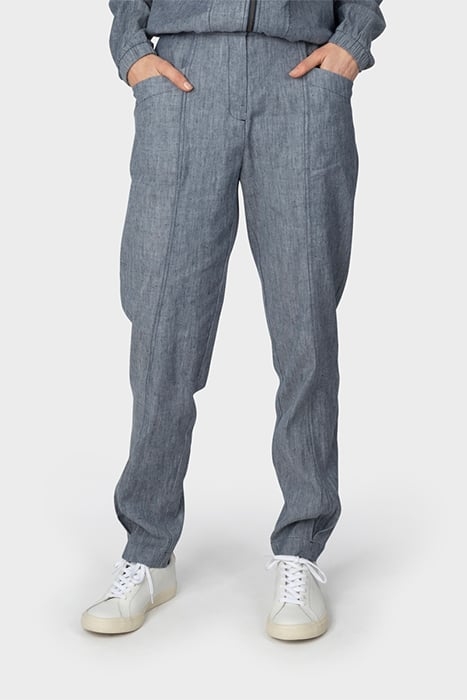 TROUSER WOVEN LONG NIGHT SKY 1