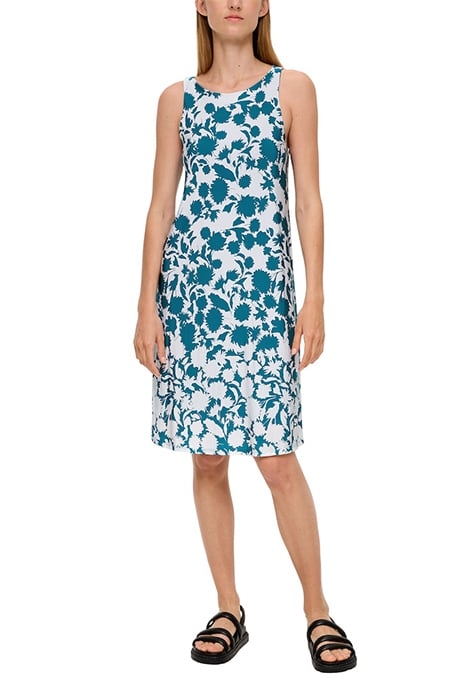 S.OLIVER DRESSES BLUE GREEN 4