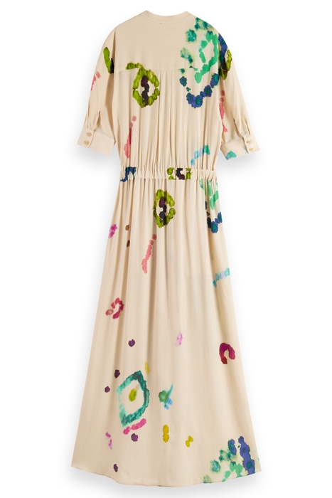 MIDI DRESS WITH HIGH LOW HEM GALAXY DYE SOFT ICE 4