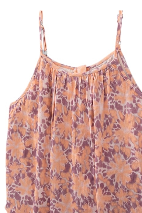 GIRLS’ VIOLET PSYCHEDELIC FLOWER PRINT PLAYSUIT 4