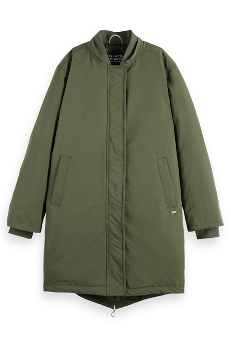 WATER REPELLENT MID LENGTH PARKA WITH REPREVE® FILLING MILIT 6