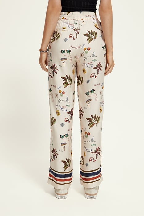 GIA - PRINTED MID RISE WIDE LEG PANTS FESTIVAL TRINKET 2