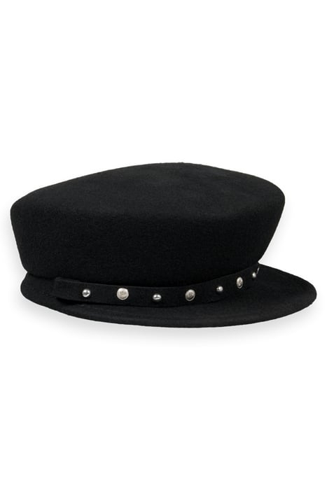 BAKER BOY WOOL HAT EVENING BLACK 1