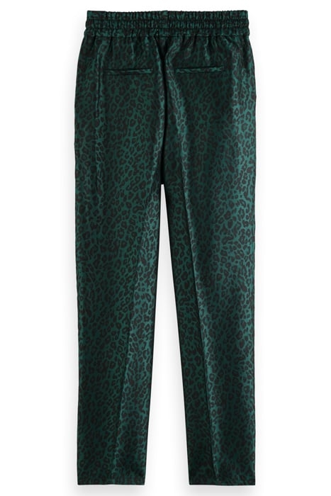 MAIA - MID RISE TAPERED LEG LEOPARD JACQUARD JOGGER CREATURE 5