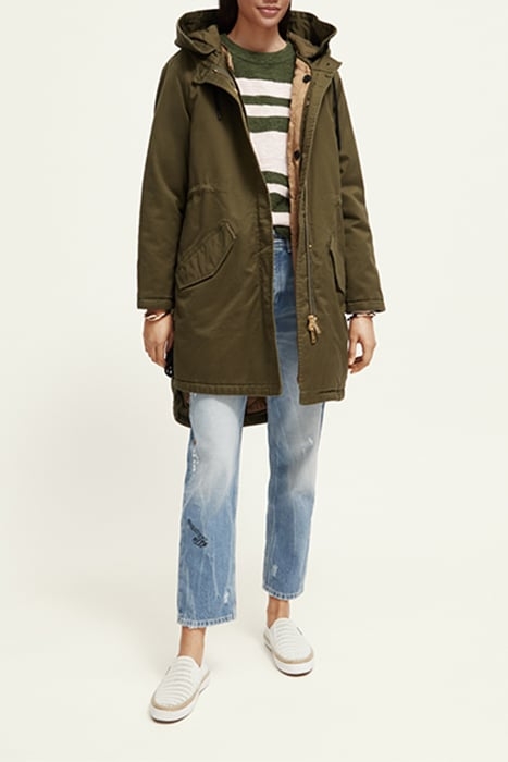 PARKA WITH DETACHABLE INNER GILET MILITARY 2