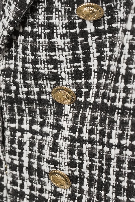 MEGAN SHORT JACKET CHECK BLACK AND BLAZER WHIT 5