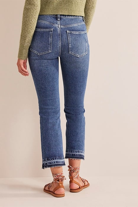 MID RISE BABY KICK JEANS DARK VINTAGE 2