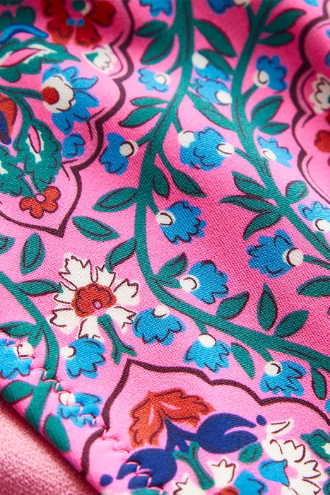 CURVED-TOP BIKINI BOTTOMS FESTIVAL PINK, VINE TERRACE 6