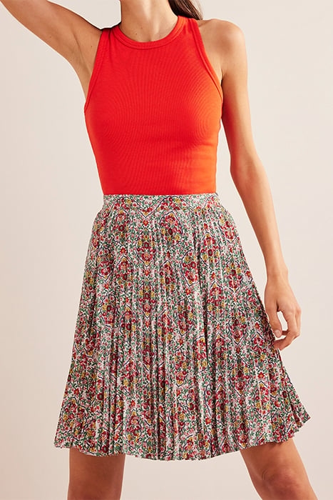 MINI PLEATED SKIRT MULTI, VINE TERRACE 4