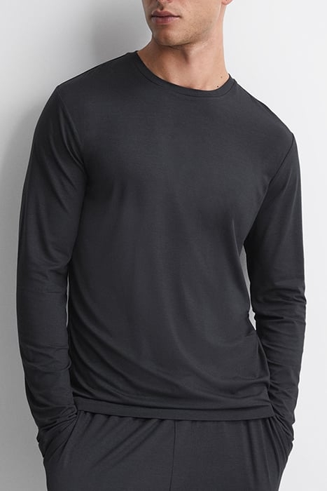 CROMER LONG-SLEEVED T-SHIRT CHARCOAL 1