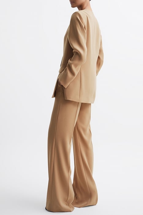 MARGEAUX-COLLARLESS BLAZER NEUTRAL 4