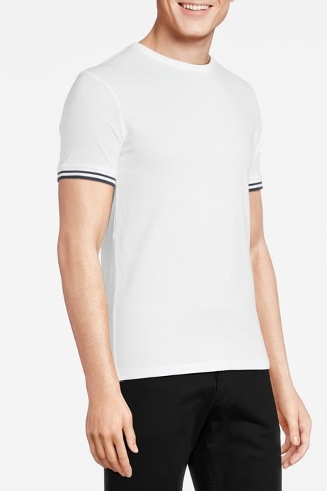 HARRISON-TIPPING BASIC T-SHIRT WHITE/NAVY 4