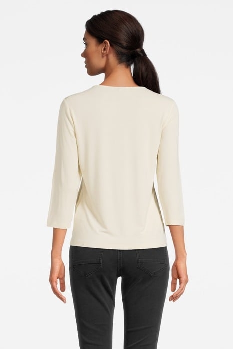 T-SHIRT JERSEY LONG SLEEVES 81101362 ALMOND WHITE 2