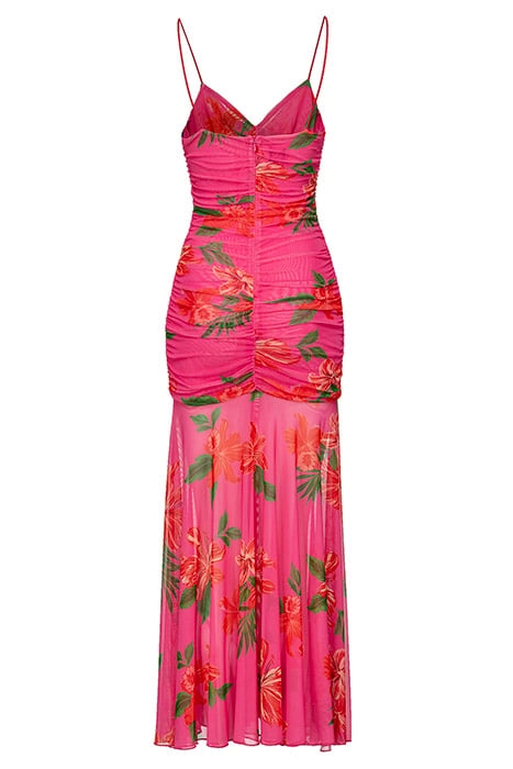 ABBRONZATO DRESS MULTI FUCHSIA/RED 2