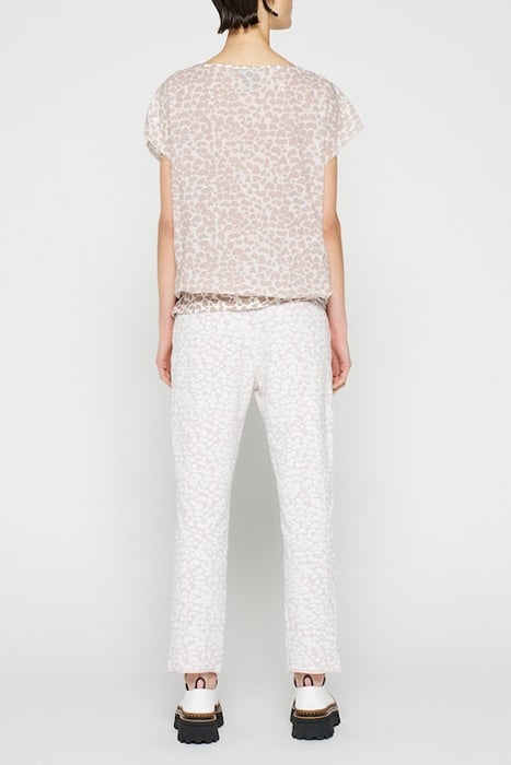 VOILE TEE LEOPARD ECRU 4
