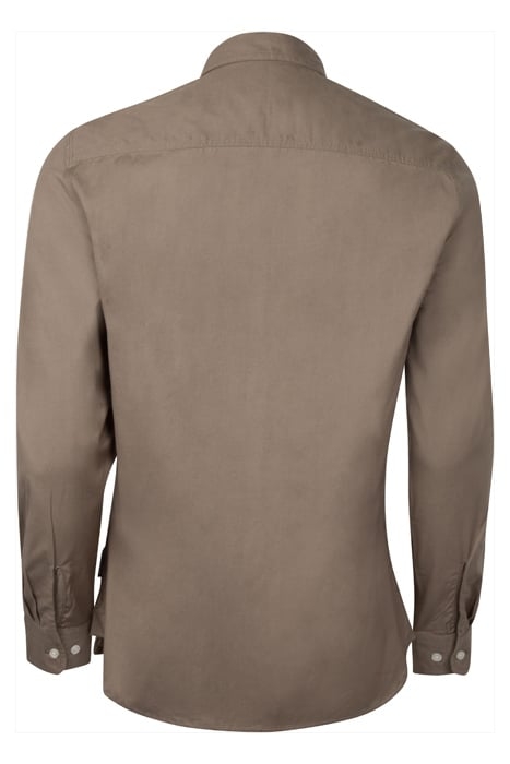 OXFORD OVERSHIRT L/S SOLID LGT. KHAKI 2