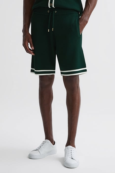 ANDRE-KNIITED SHORTS GREEN 1