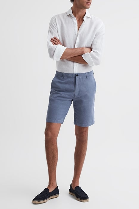 EZRA-CASUAL SHORTS BLUE 3