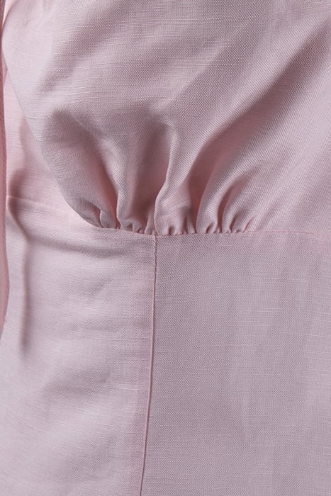AMANDA LINEN BABYDOLL TOP PINK OYSTER 3