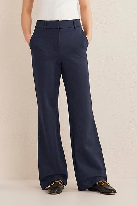 HAMPSHIRE FLARED TROUSERS NAVY 1
