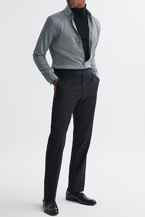 TULUM CASUAL SHIRT NAVY/IVORY 3