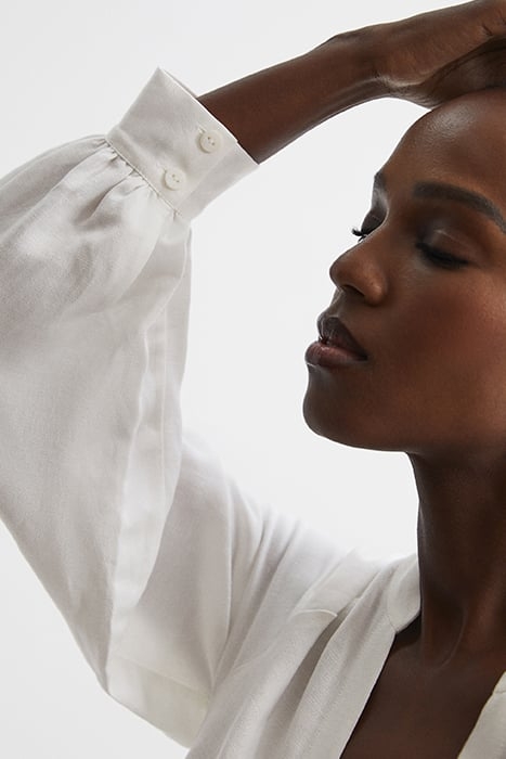 AXELLE-TIE BLOUSE WHITE 6