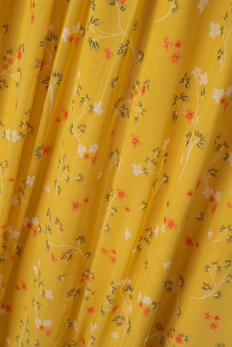 SKIRT SHORT RED LABEL YELLOW AOP 3