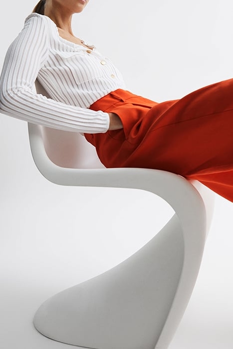 HOLLIE-WIDELEG WIDE-LEG & FLARED PANTS ORANGE 5