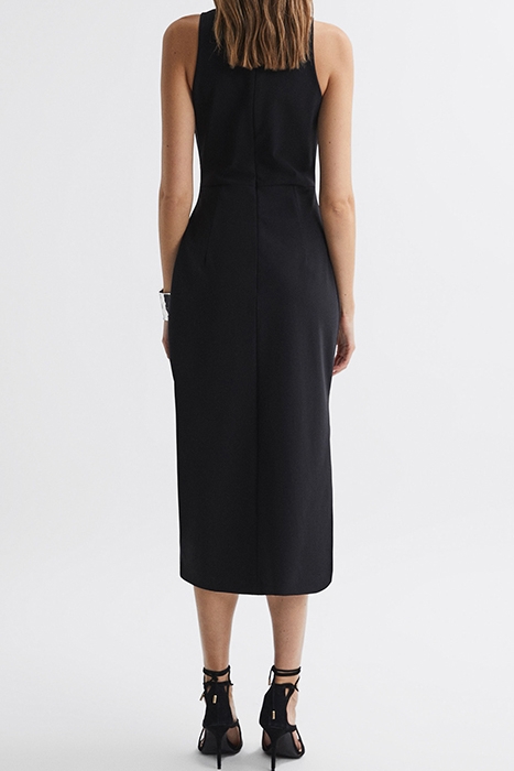 SCARLETT-RUCHED DRESS BLACK 2