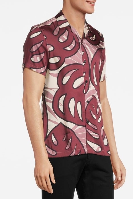 YUNG-PRINTED CASUAL SHIRT PINK 4