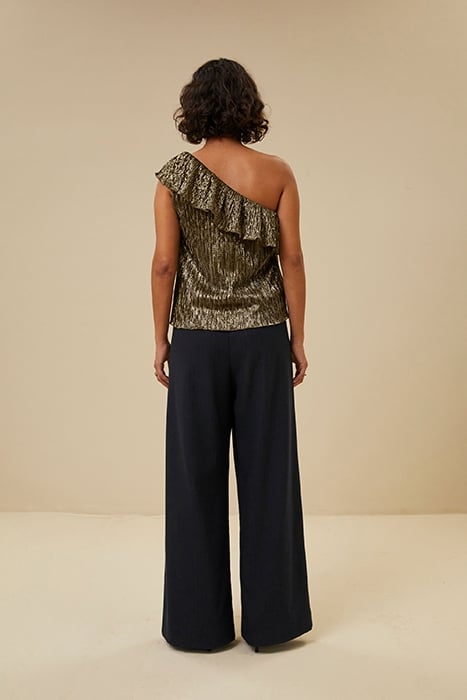 RIFKA PLISSE BLOUSE GOLD 2