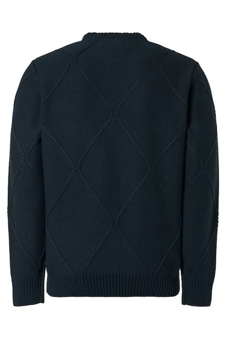 PULLOVER CREWNECK CABLE JACQUARD WITH WOOL NIGHT 5