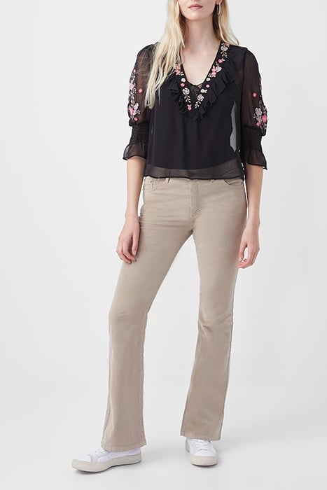 EVE EMBROIDERED TOP BLACK 2